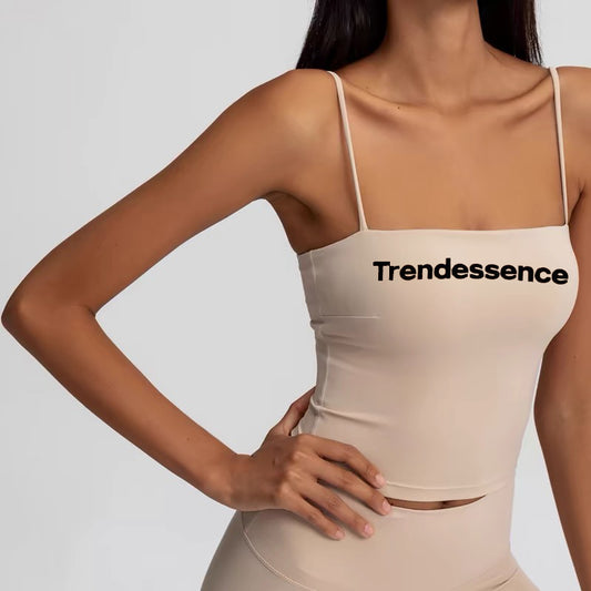 Trendessence Underwear Summer Tank Tops for Women 2025 Sleeveless Spaghetti Strap Camisole Basic Crop Top