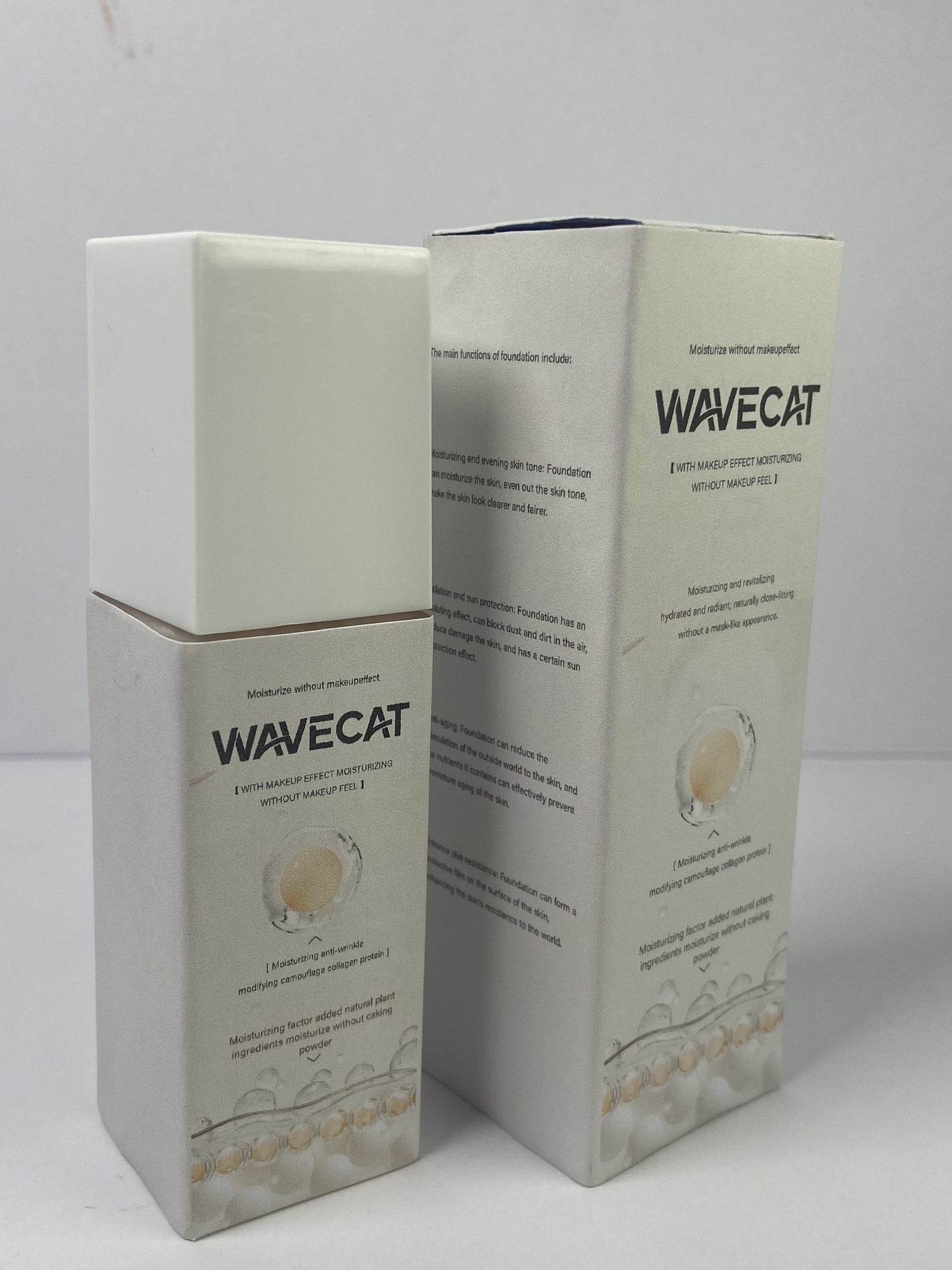 WAVECAT Liquid Foundation Makeup, Soft Beige