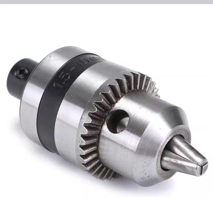 Freeswan-Drill chucks for power drills-1.5-10mm Electric Drill Chuck With 5mm Steel Shaft Mount B12 Inner Hole Drill Chuck Adapter