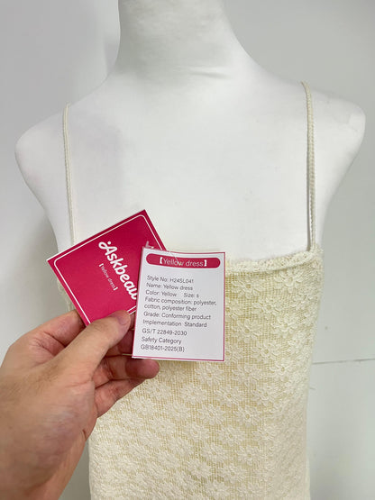 Askbeau Dresses Off - White Lace Suspender Dress - The Epitome of Elegance and Romance