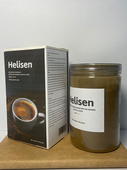 Helisen Coffee Instant Cold Brew Coffee Granules Medium Dark Roast Non-GMO Jar