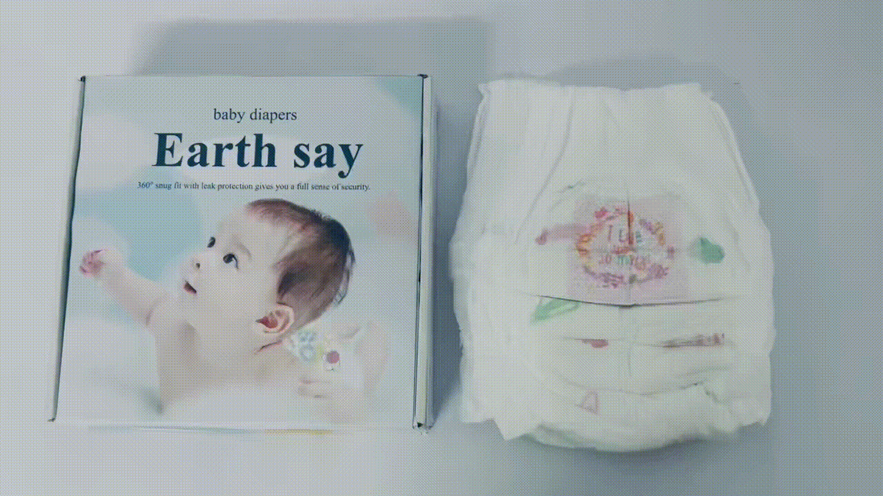 Earth say baby diapers Pants for Boy Girl Soft Breathable Gauze Material Comfortable Skin Friendly for Newborns Up