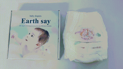 Earth say baby diapers Pants for Boy Girl Soft Breathable Gauze Material Comfortable Skin Friendly for Newborns Up