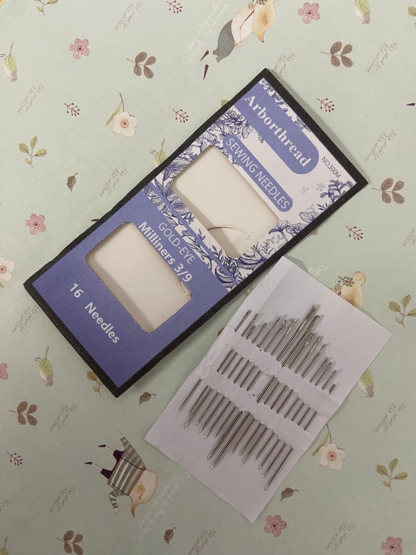 Arborthread Sewing needles Sharps Hand Needles-Size 3/9 16/Pkg Tapestry darning Embroidery Knitting Needle Yarn Sewing Needles