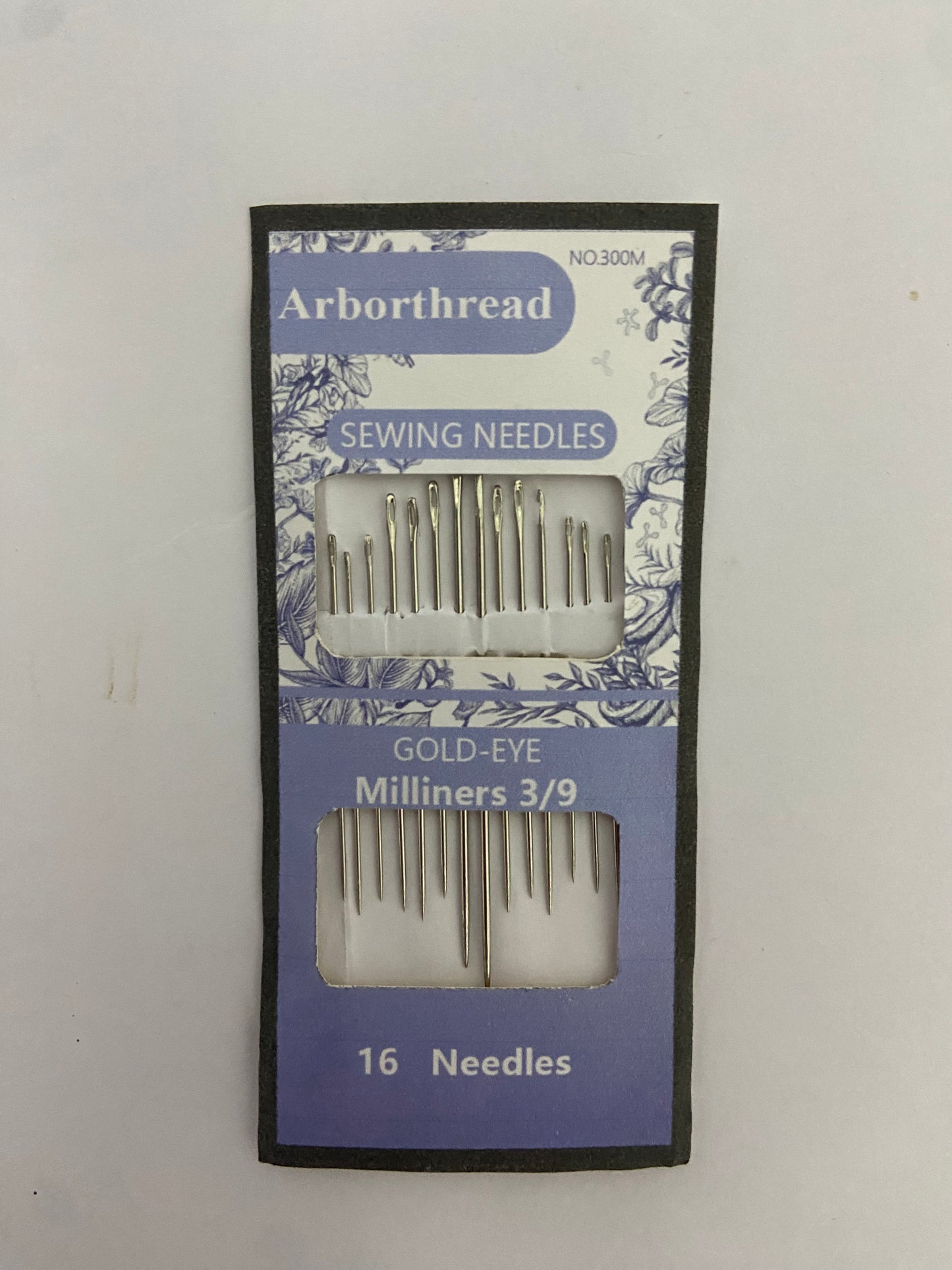 Arborthread Sewing needles Sharps Hand Needles-Size 3/9 16/Pkg Tapestry darning Embroidery Knitting Needle Yarn Sewing Needles
