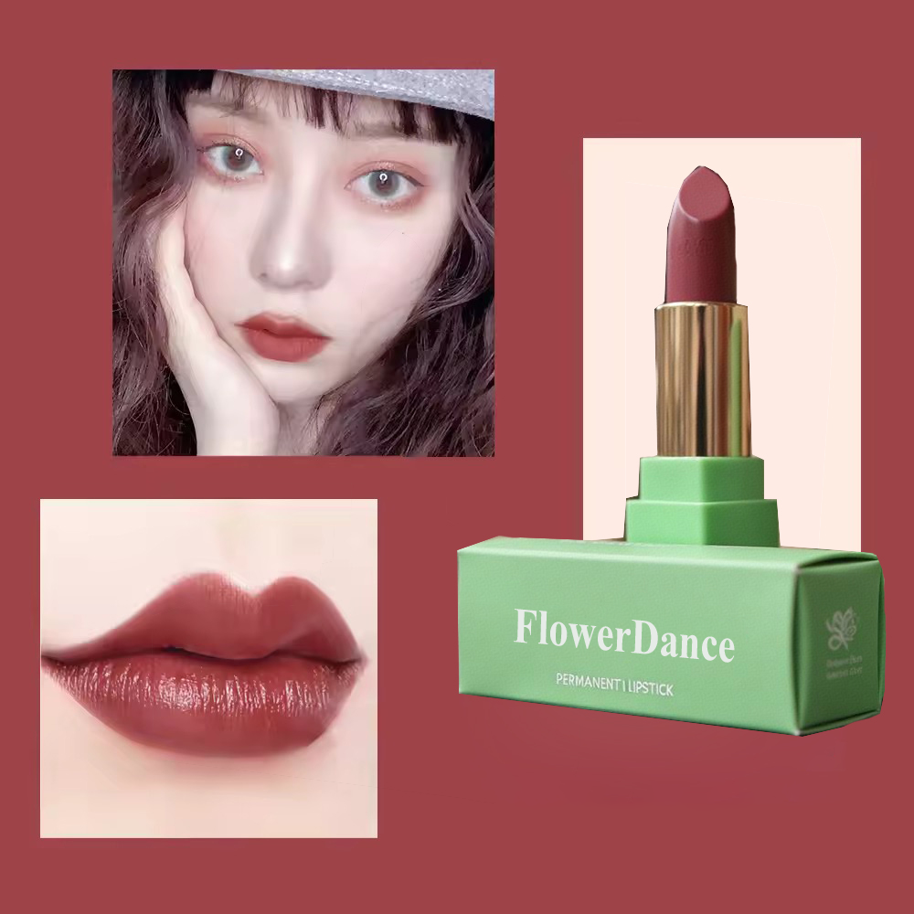 FlowerDance lipsticks soften and plump lips,Lasting Finish,lipstick luminous moisturizing lip colour