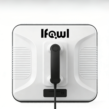 Ifowl Electric Window Cleaning Machine, Handheld Double-Sided Glass Cleaner for Home & High-Rise Windows, Reusable Washable Microfiber Pads, Portable Window Washing Tool