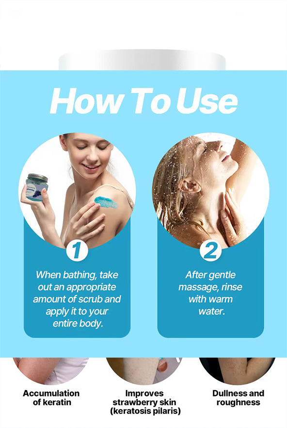 PolarIceSpring Grape Body & Foot Scrub - Improves the elasticity and firmness of skin - Removes dead skin cells, and tighten and tone skin - The best stocking stuffer.