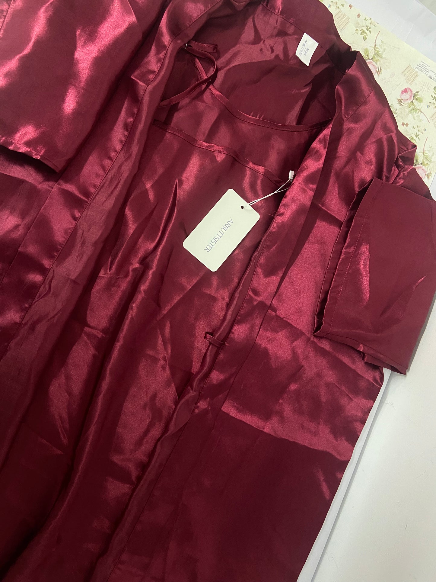 ARBUYYSISTER Sleepwear for Women Full Slip Under Mini Spaghetti Strap Dress Silk Satin Nightgowns