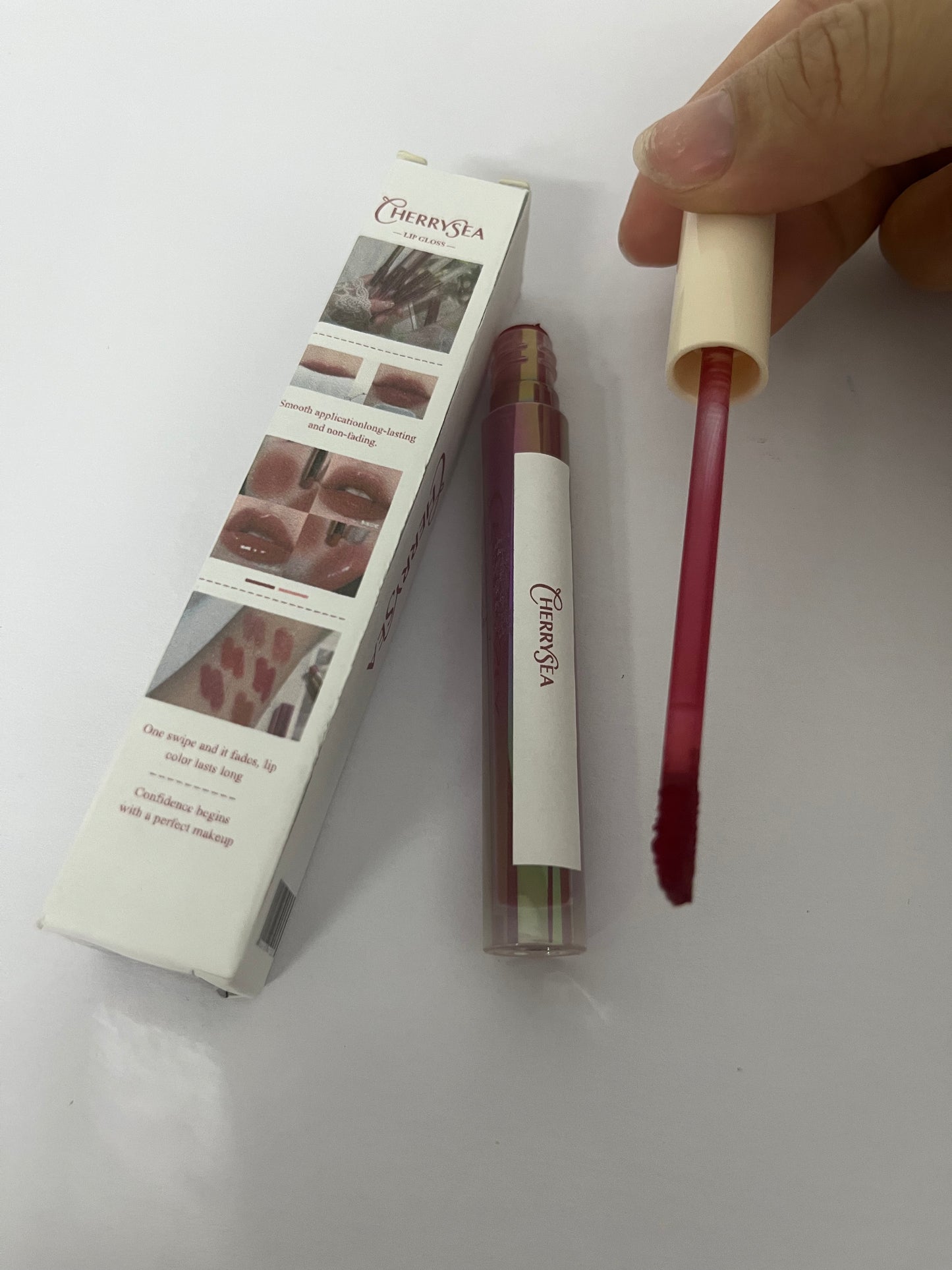 CHERRYSEA Make Up Matte Liquid Lipstick, Long-Lasting and Ultra-comfortable, High-Impact, Lightweight, Organic, Pure Pigments 0.14 fl.oz (Rose Dream)