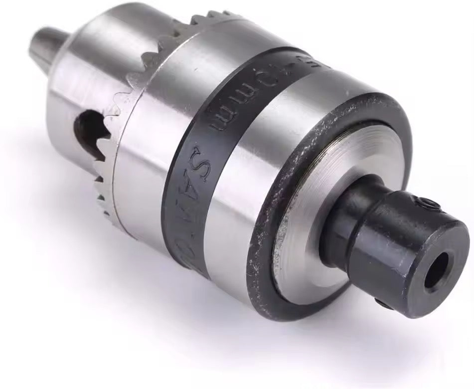 Freeswan-Drill chucks for power drills-1.5-10mm Electric Drill Chuck With 5mm Steel Shaft Mount B12 Inner Hole Drill Chuck Adapter