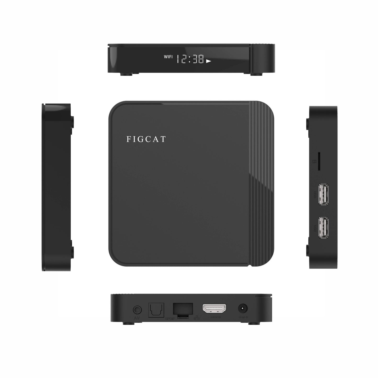 FIGCAT-Set-top boxes-High Quality Network Player S905Y4 Android 11.0 Set-top Box Quad Core 5G WiFi 4K HD TV Box