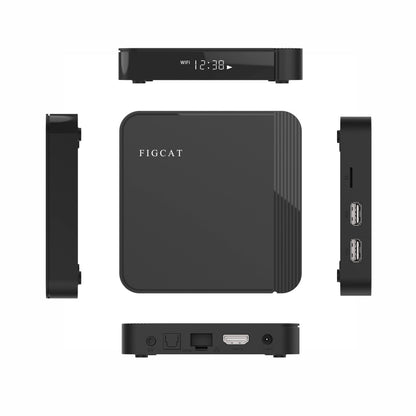 FIGCAT-Set-top boxes-High Quality Network Player S905Y4 Android 11.0 Set-top Box Quad Core 5G WiFi 4K HD TV Box