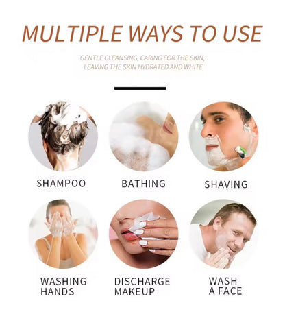 Luretoyou Perfumed soaps mild and not irritating,remove smell
