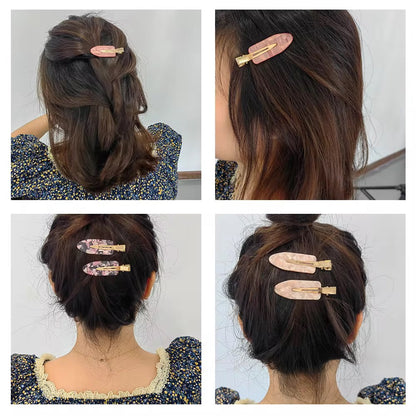 Hiowner Hair clamps,No Bend No Crease Hair Clips 6cm Make up Skin Care Hairpins Seamless Custom logo Hair Clip Hairgrips for Girls
