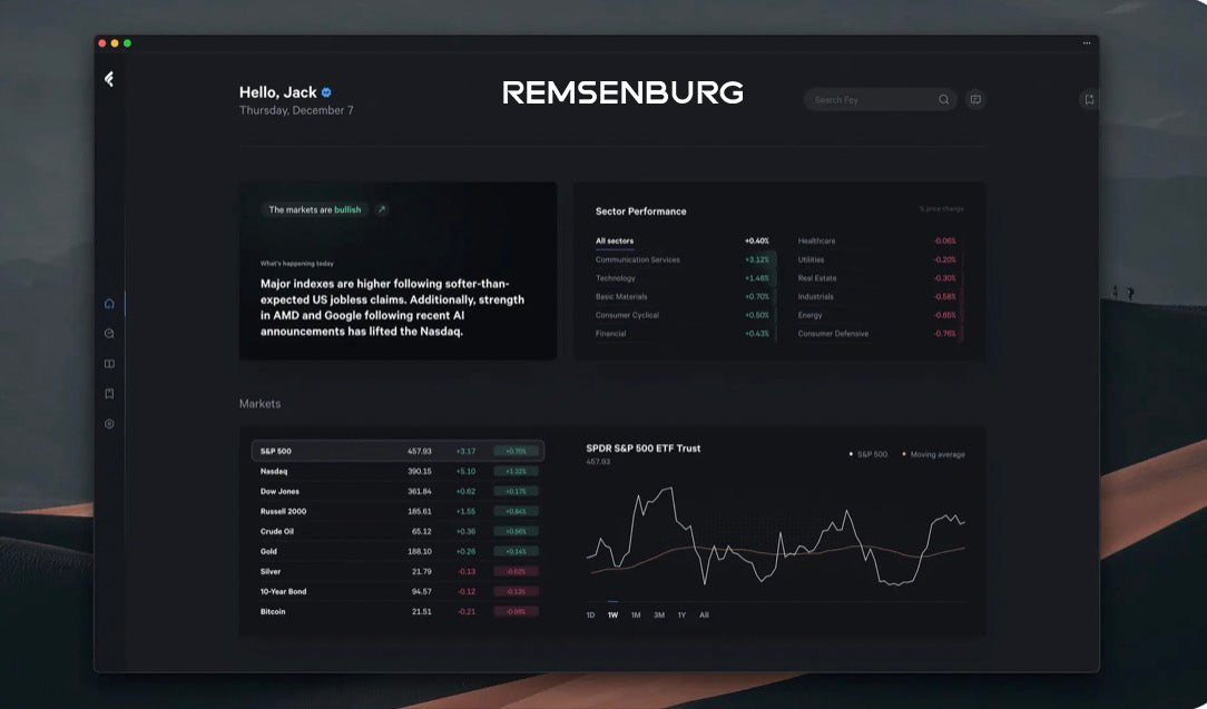 REMSENBURG Daily Stock Market Data Provision Service