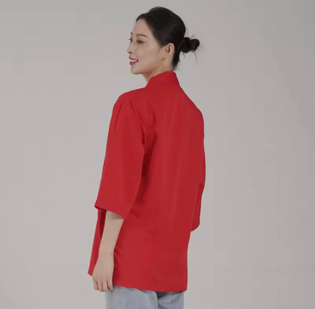 GLAMONIQUE Overalls Workwear for Men and Women Unisex Sushi Restaurant Chef Uniforms Hotpot Cooking Sets