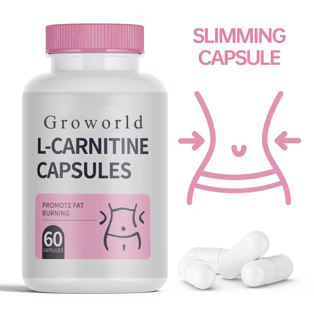 Groworld Diet pills Slimming Capsules Fat Burner Pills Weight Losser L-carnitine Capsules Supplement