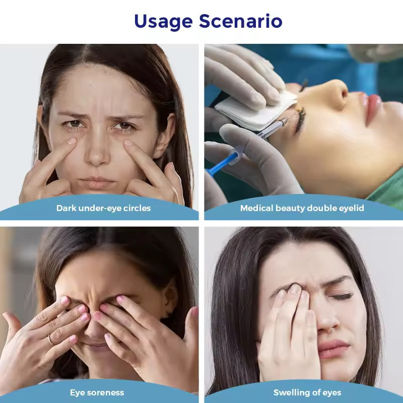 isLandear Eye pads for medical use Under Eye Patches for Puffy Eyes, Reusable Ice Gel Eye Pad Cooling Eye Patch Hot Cold Therapy Eye Mask
