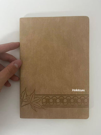 【Holidayes Embossed Pattern Paper Notebook】—— Elegant & Practical Companion for Writing