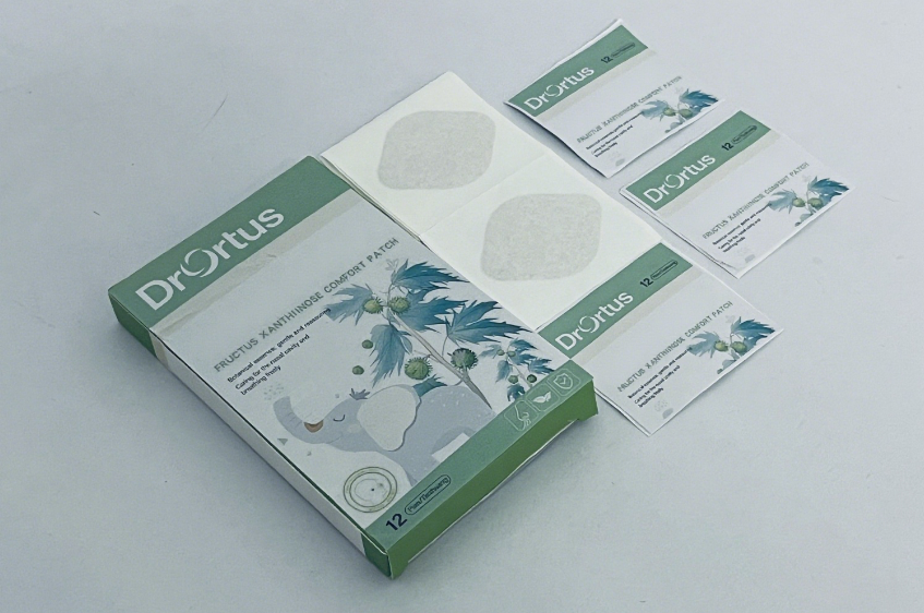 DrOrtus Fructus Xanthii Rose Comfort Patch - Medical Sticking Plaster for Scar Care
