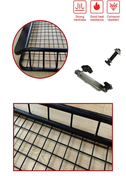 TRIPARK Luggage racks for motor cars Roof Rack Cargo Basket 250LBS with Extension Heavy Duty Steel Universal Car Van Roof Top Luggage Storage Holder Basket for Travel Weight Capacity