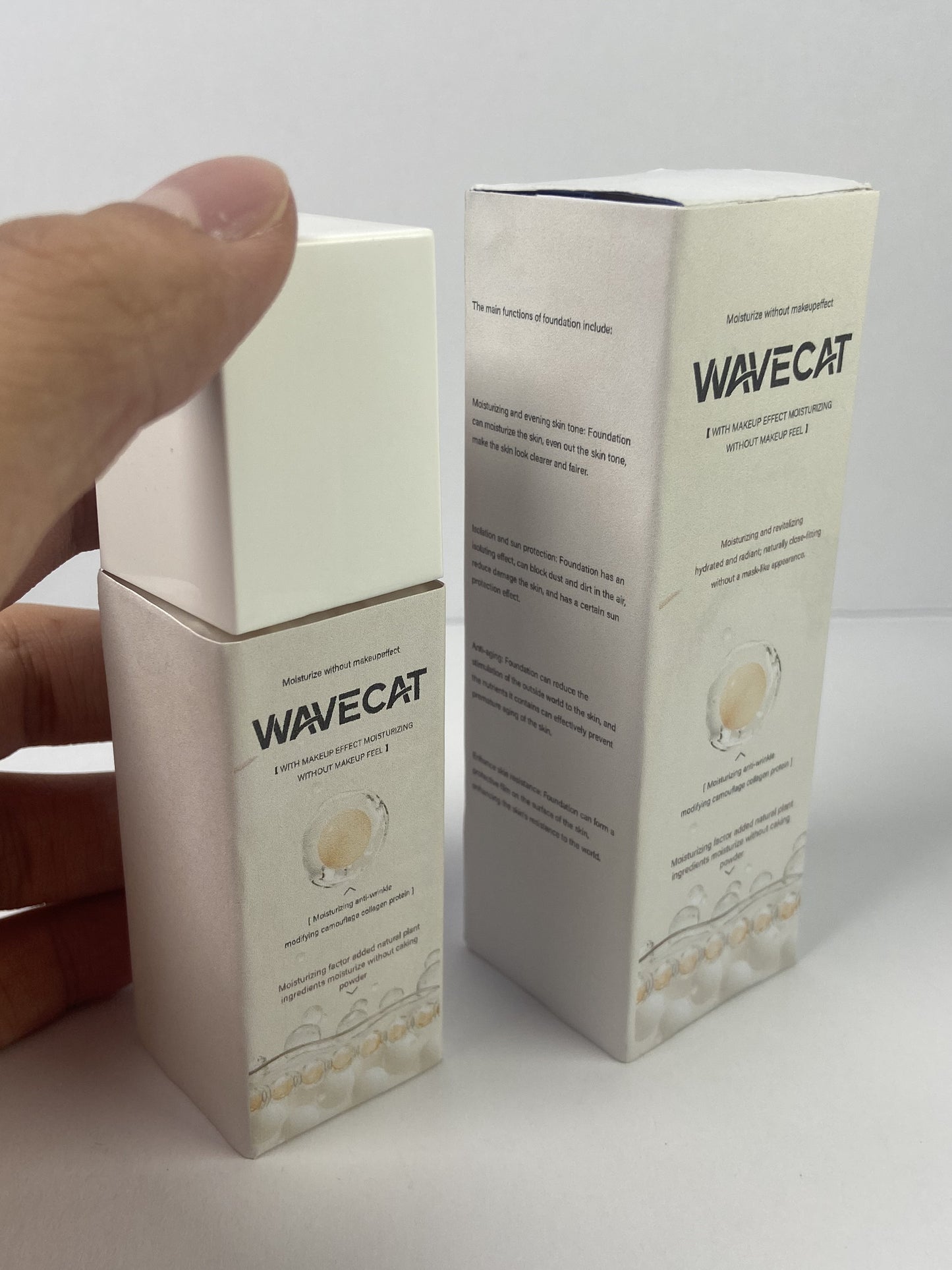 WAVECAT Liquid Foundation Makeup, Soft Beige