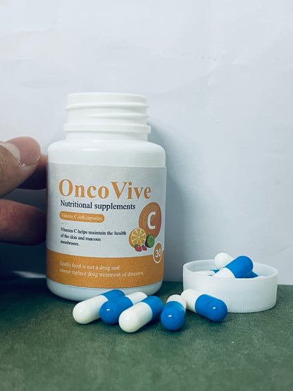 OncoVive Vitamin C Soft Capsules, Nutritional Supplements for Skin and Mucous Membrane Health