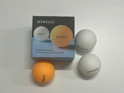 HTWGGT Professional Training Table Tennis Balls - Durable High-Elastic New Material, Multi-Color Indoor Game & Practice Balls (3-Pack)