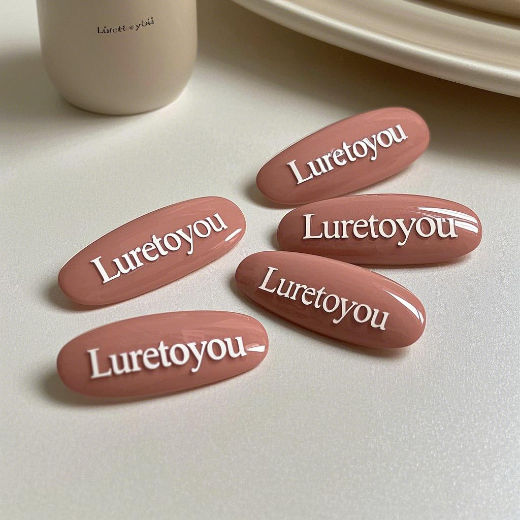 Luretoyou False nails,press-on nails shape, fashionable nails for all occasions,Bean sand color