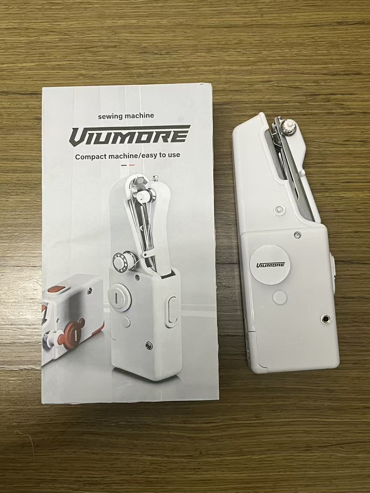 Viumore Mini Handheld Sewing Machine, Portable Electric Small Sewing Machine for Home, Compact Handheld Stitcher for DIY Clothing Repair, Easy to Use