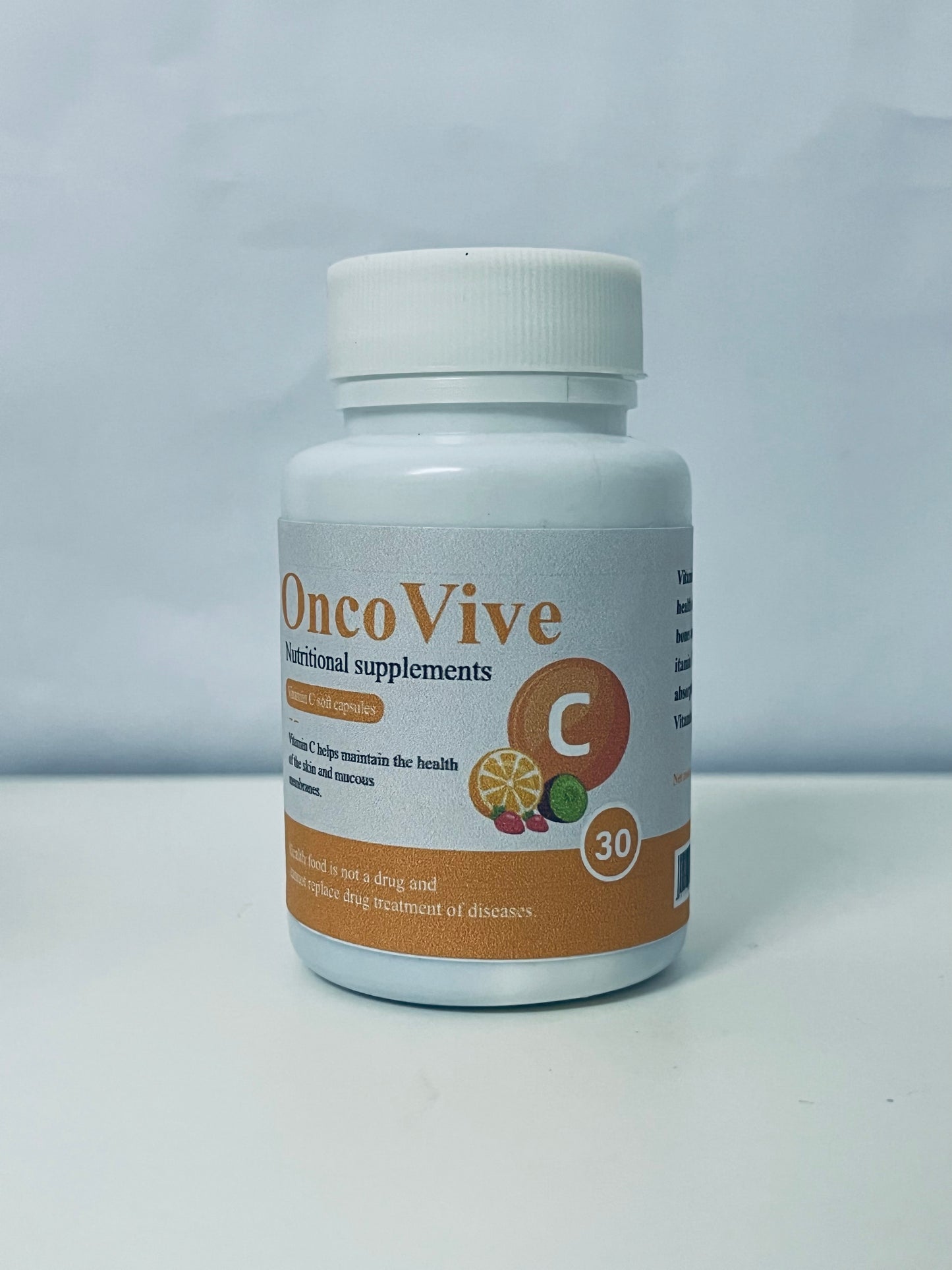OncoVive Vitamin C Soft Capsules, Nutritional Supplements for Skin and Mucous Membrane Health
