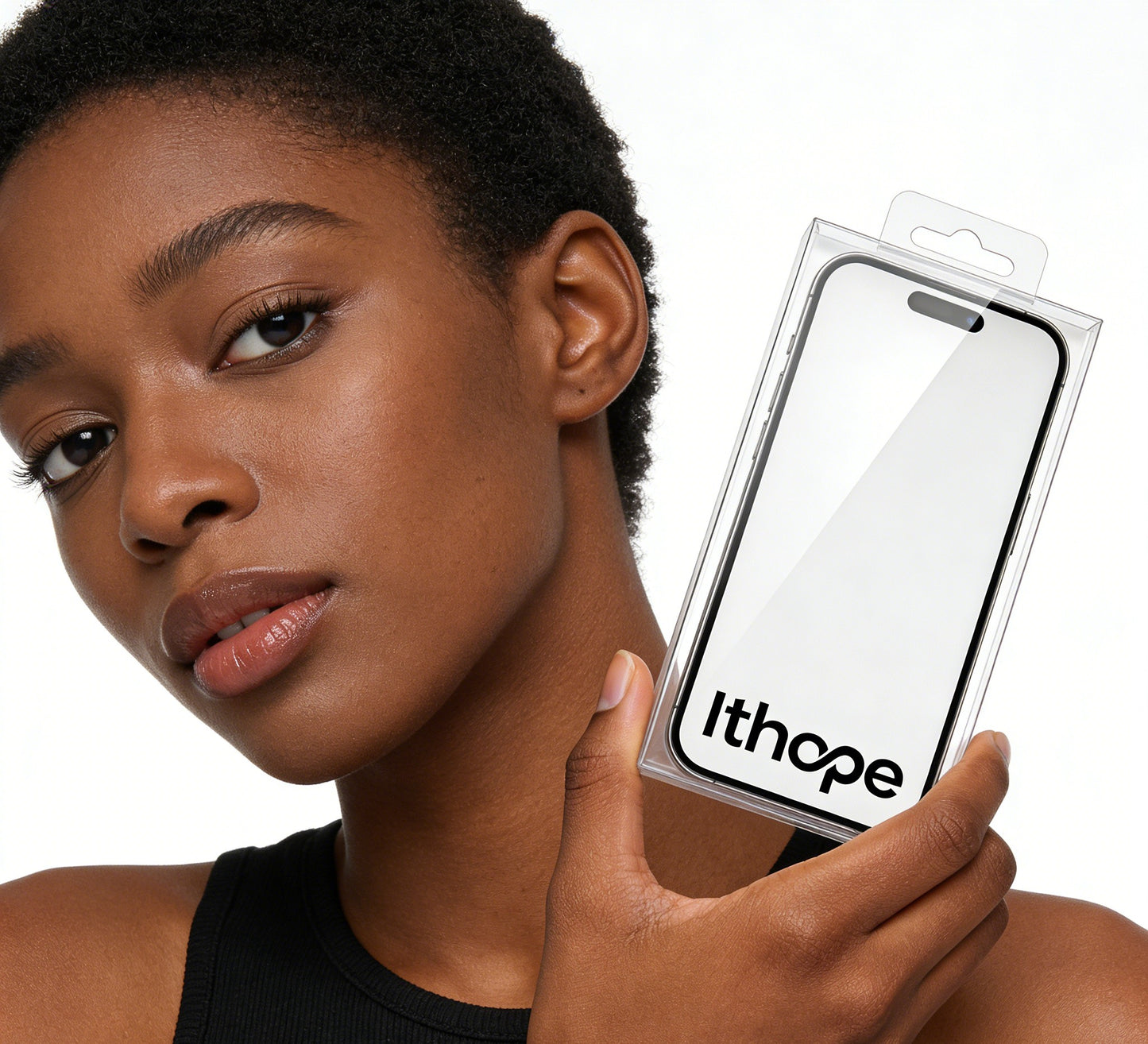 Ithope Mobile phone screen protectors for iPhone 15 Pro Max, 9H Hardness Tempered Glass, HD Clear, Anti-Scratch & Anti-Fingerprint Mobile Screen Protector