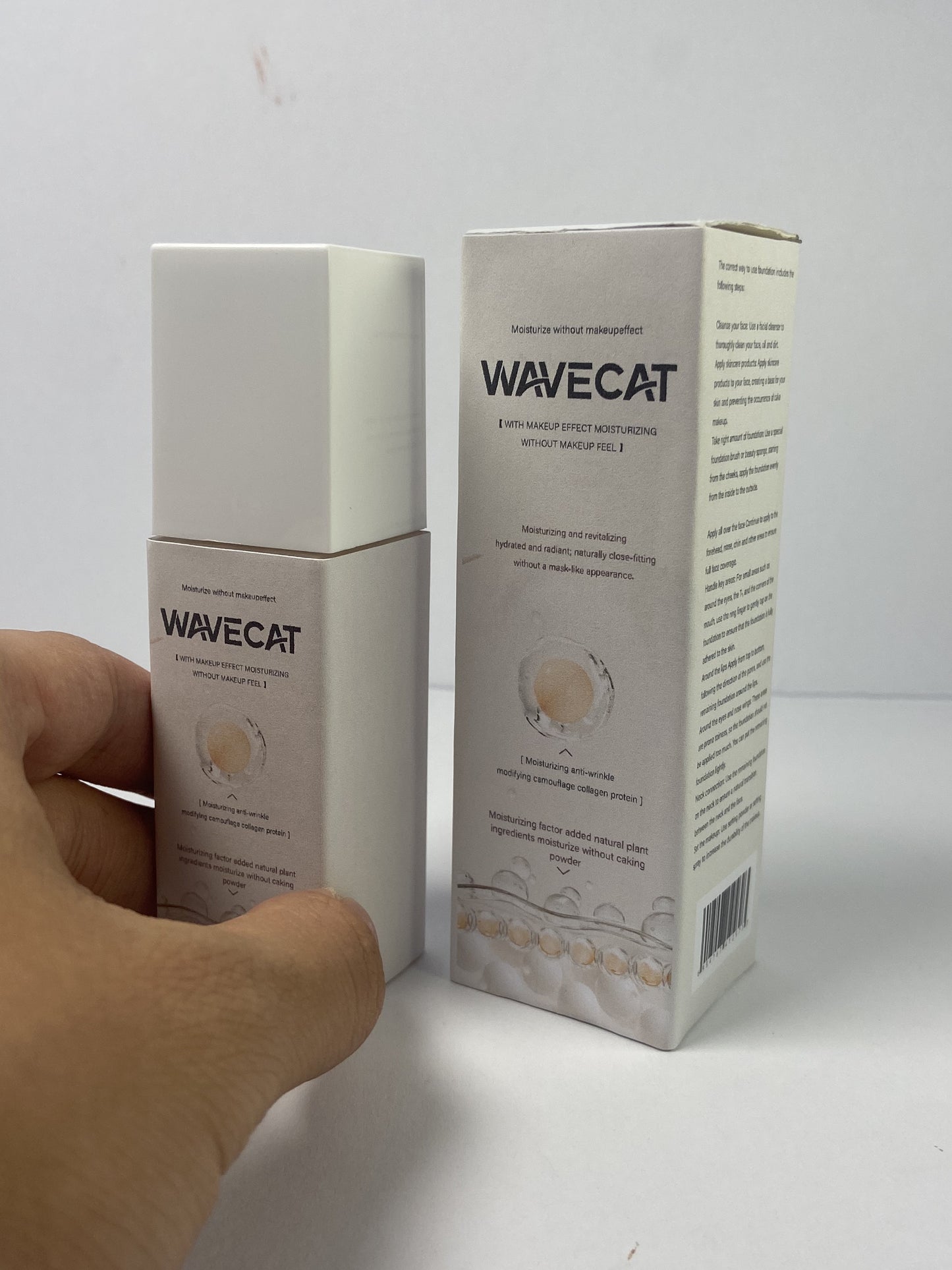 WAVECAT Liquid Foundation Makeup, Soft Beige
