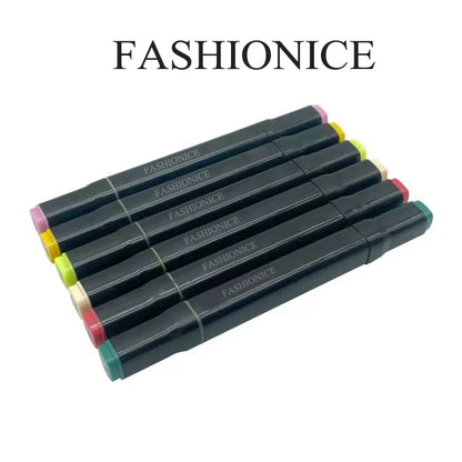 FASHIONICE Marker pens Sketcher Twin Tip FASHIONICE Marker pens- Aqua Pro Ink Dual Nib 2-5mm Ink Pen Art Drawing Bundle