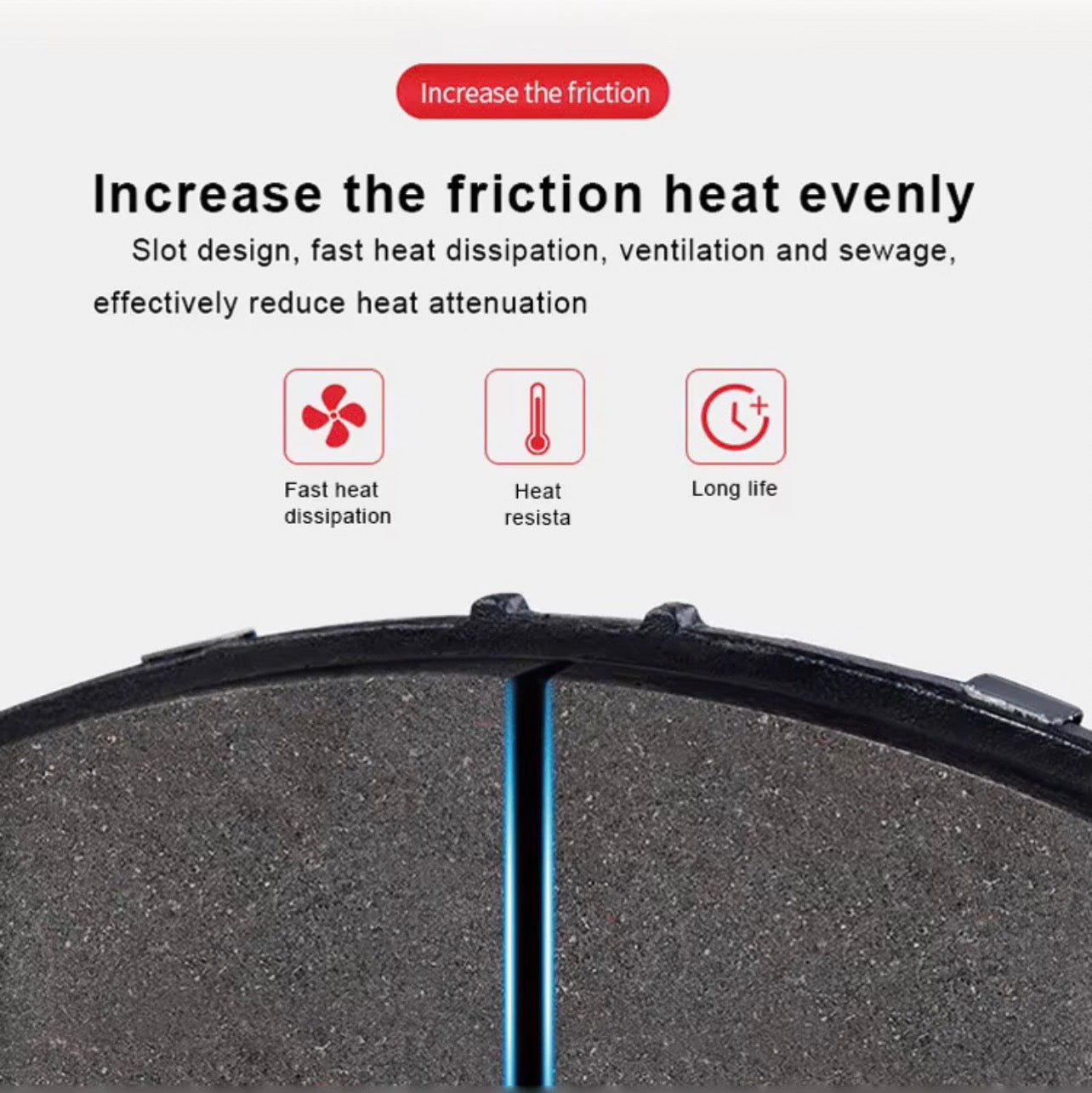 SPARKLION Vehicle brake pads,Premium Disc Brake Pad Set
