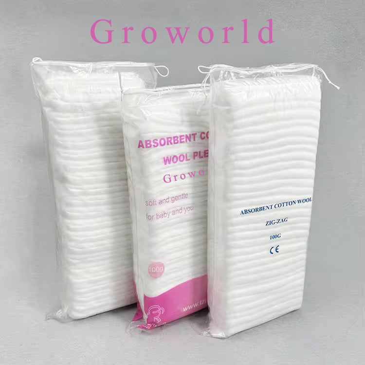 Groworld Aseptic cotton Medical Grade Bacteria Free Absorbent Cotton Wool