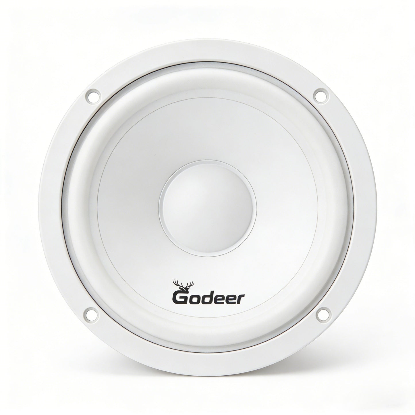 Godeer 6.5 Inch Waterproof Marine Loudspeakers, White Heavy Bass Boat Speakers, for Outdoor, Yacht, RV and Marine Use