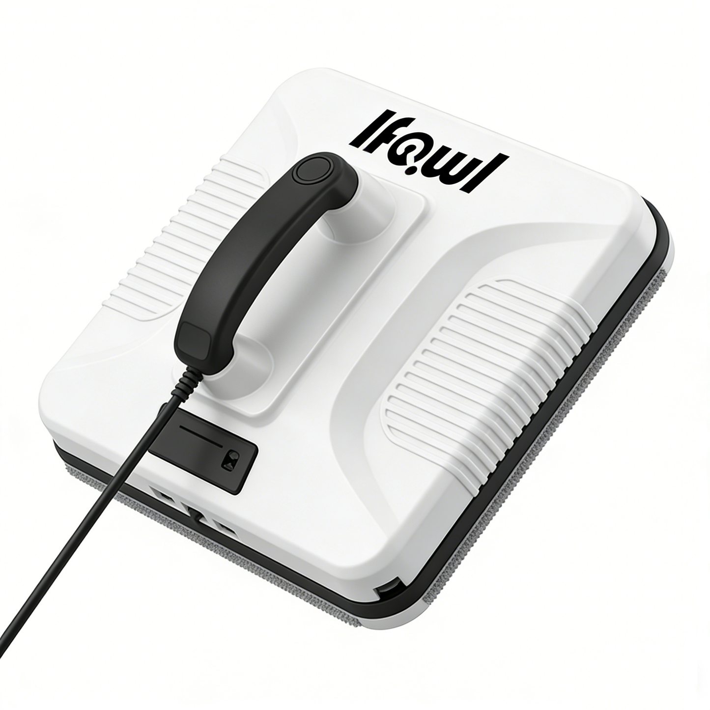 Ifowl Electric Window Cleaning Machine, Handheld Double-Sided Glass Cleaner for Home & High-Rise Windows, Reusable Washable Microfiber Pads, Portable Window Washing Tool