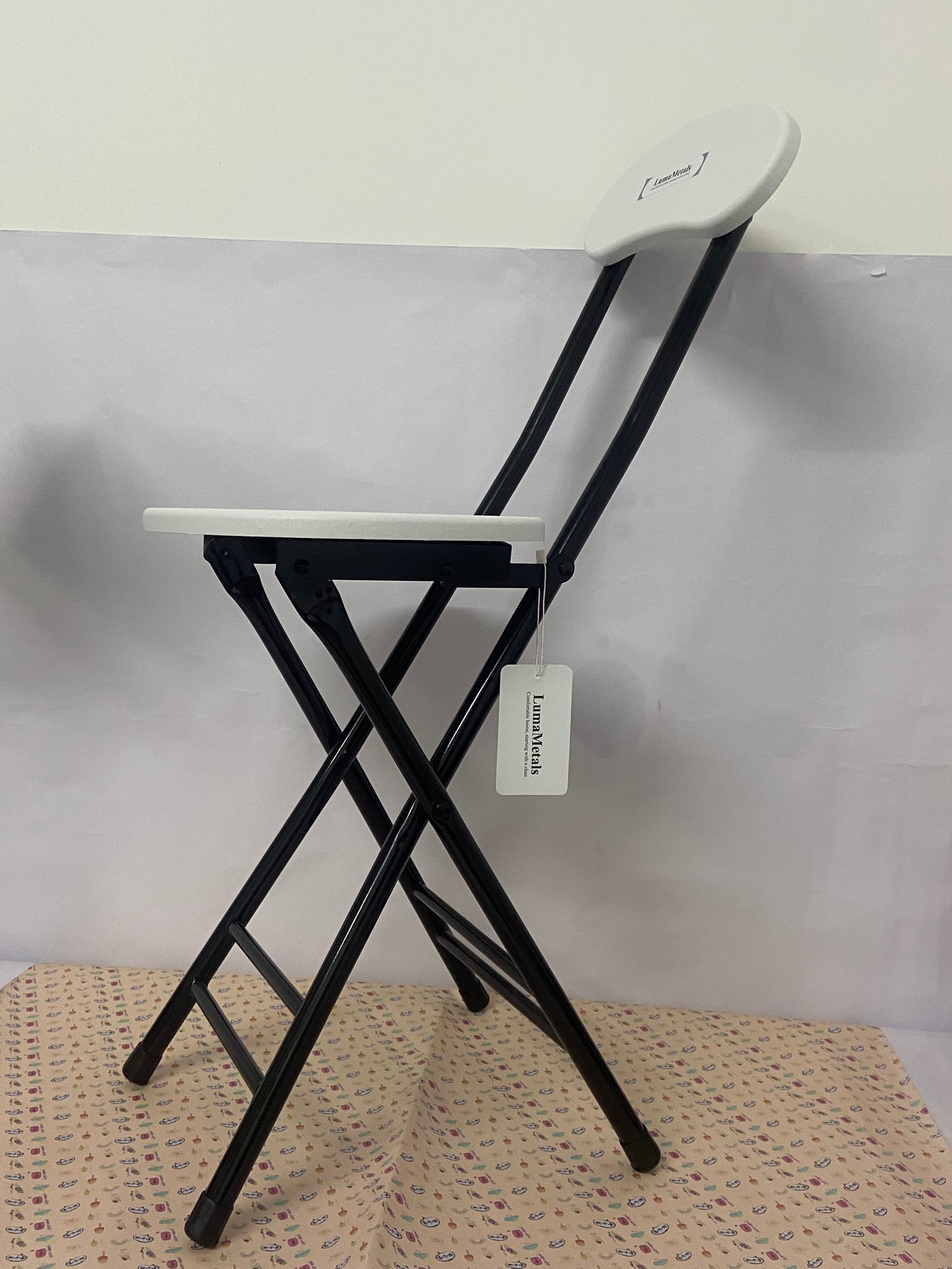 LumaMetals Foldable Chairs Folding Chair, Pipe Chair, Kitchen Chair