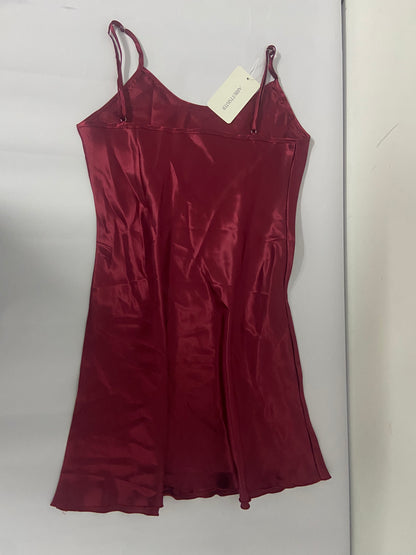 ARBUYYSISTER Sleepwear for Women Full Slip Under Mini Spaghetti Strap Dress Silk Satin Nightgowns