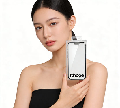 Ithope Mobile phone screen protectors for iPhone 15 Pro Max, 9H Hardness Tempered Glass, HD Clear, Anti-Scratch & Anti-Fingerprint Mobile Screen Protector