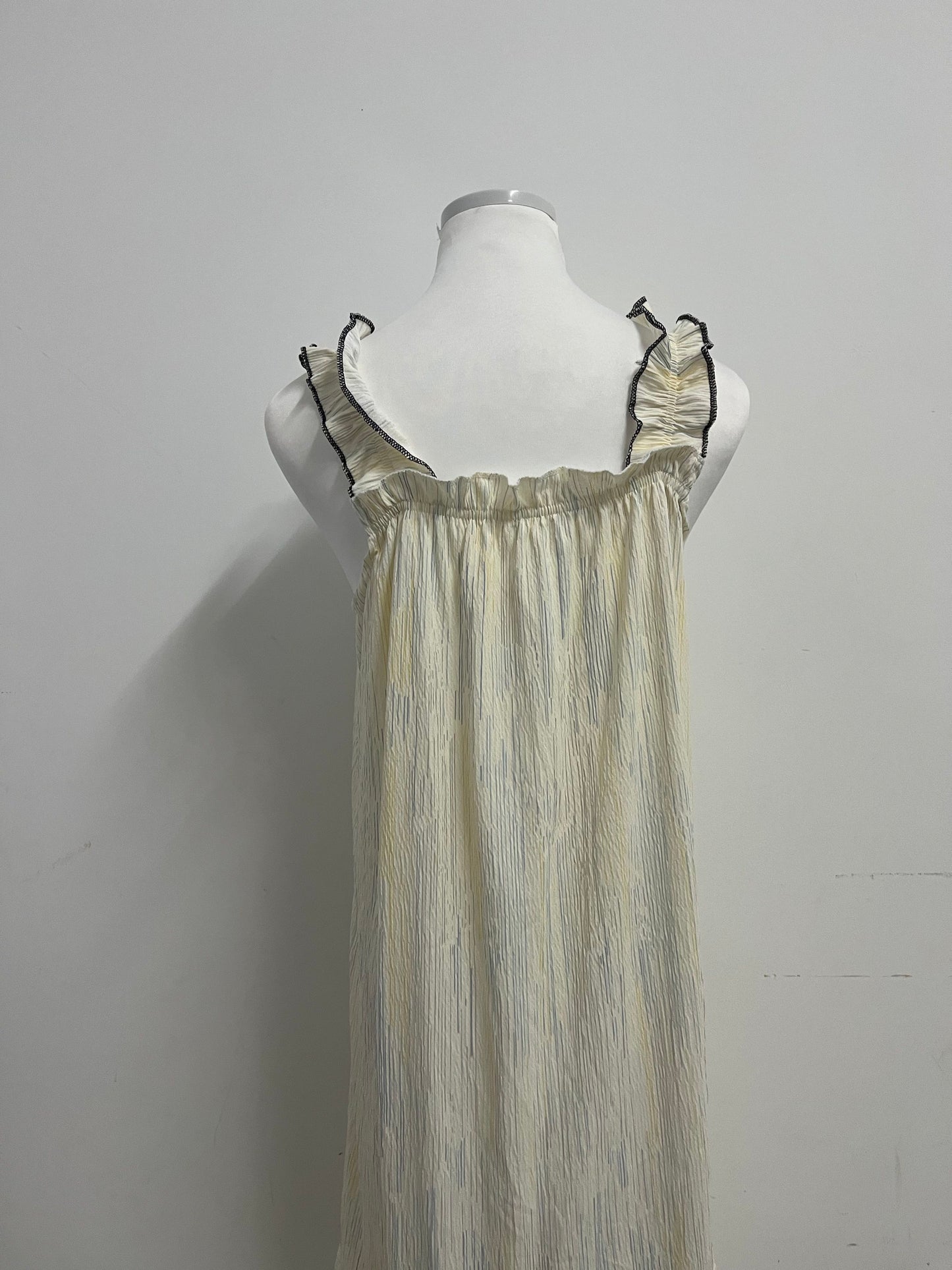 Spadeer Sleepwear Women's Sleeveless Nightgown, Sweet Ruffled Home Dress