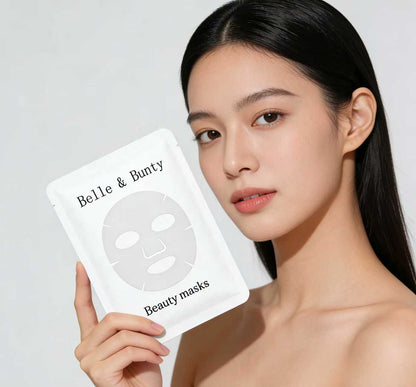 Belle & Bunty Hydrating Beauty Face Mask, Moisturizing & Repairing, Brightening Skin Tone, Suitable for Sensitive Skin, Single Pack