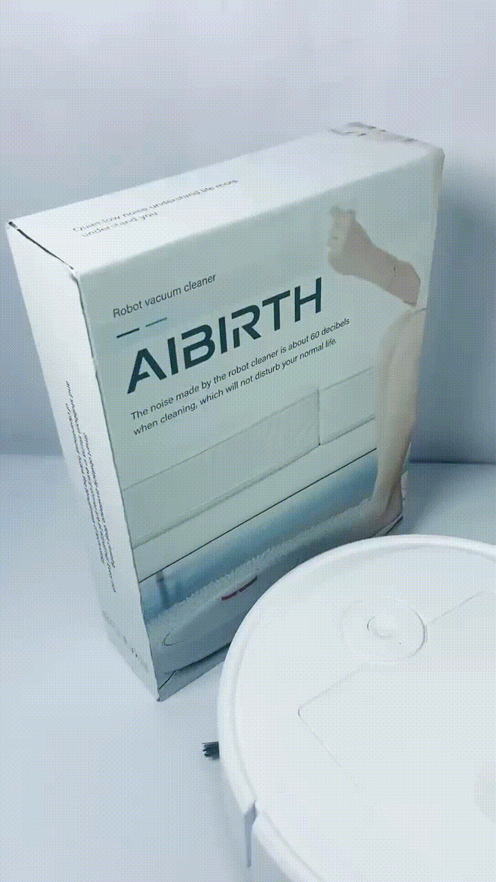 AIBIRTH Electric Cordless Sweepers Vacuum Cleaner,Strong Suction,Slim,Low Noise,Automatic Self-Charging