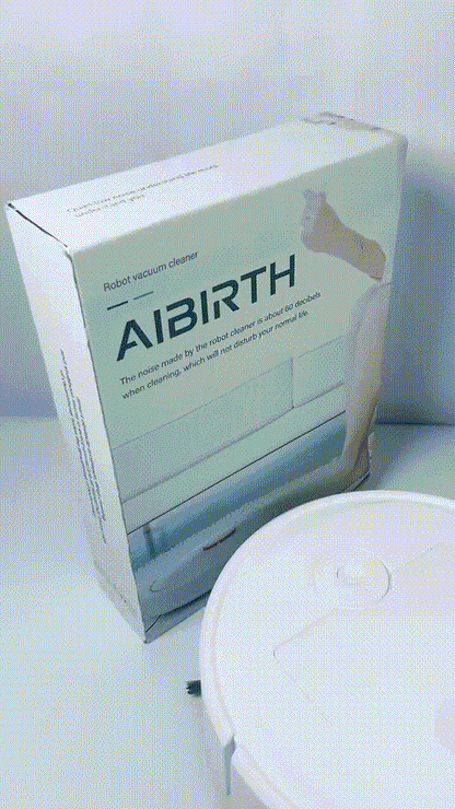 AIBIRTH Electric Cordless Sweepers Vacuum Cleaner,Strong Suction,Slim,Low Noise,Automatic Self-Charging