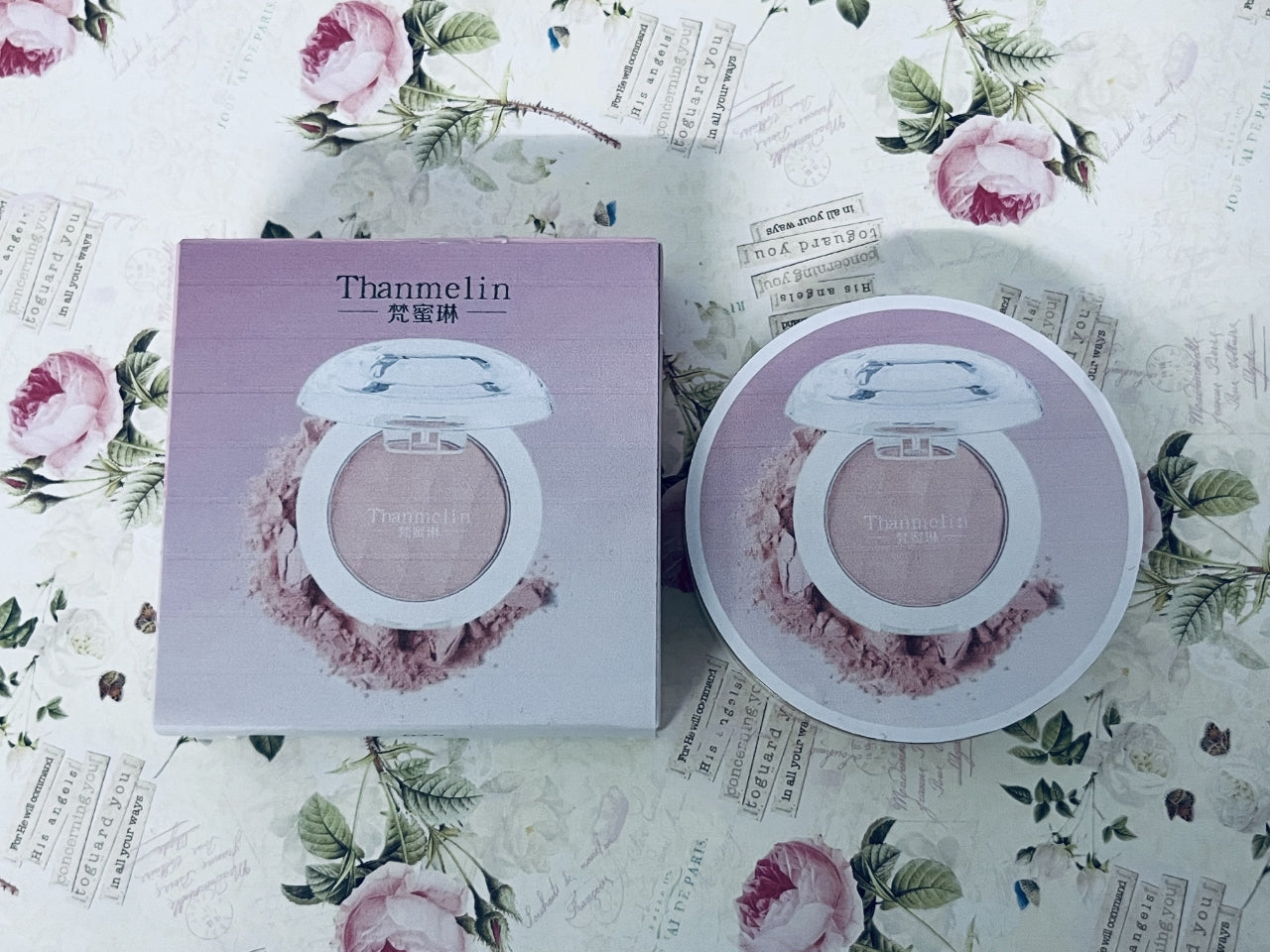 THANMELIN 梵蜜琳 Cosmetics Cream Blush for Cheeks and Lips - Multi-Purpose Lip and Cheek Tint in Rosy Nude - for Sensitive Skin – Color MAGIC HOUR, Luminous Finish