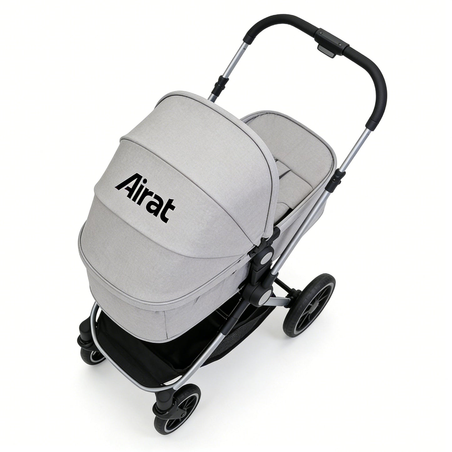 Airat High Landscape Baby Stroller, Reversible Push & Reclining Seat, Lightweight Foldable Infant Stroller, Multi-Function Shock-Absorbing Stroller for Newborns & Toddlers