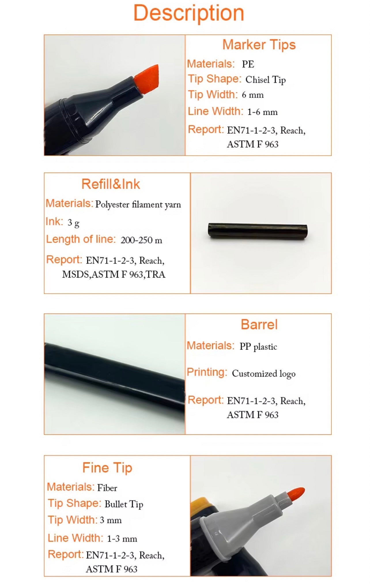 FASHIONICE Marker pens Sketcher Twin Tip FASHIONICE Marker pens- Aqua Pro Ink Dual Nib 2-5mm Ink Pen Art Drawing Bundle