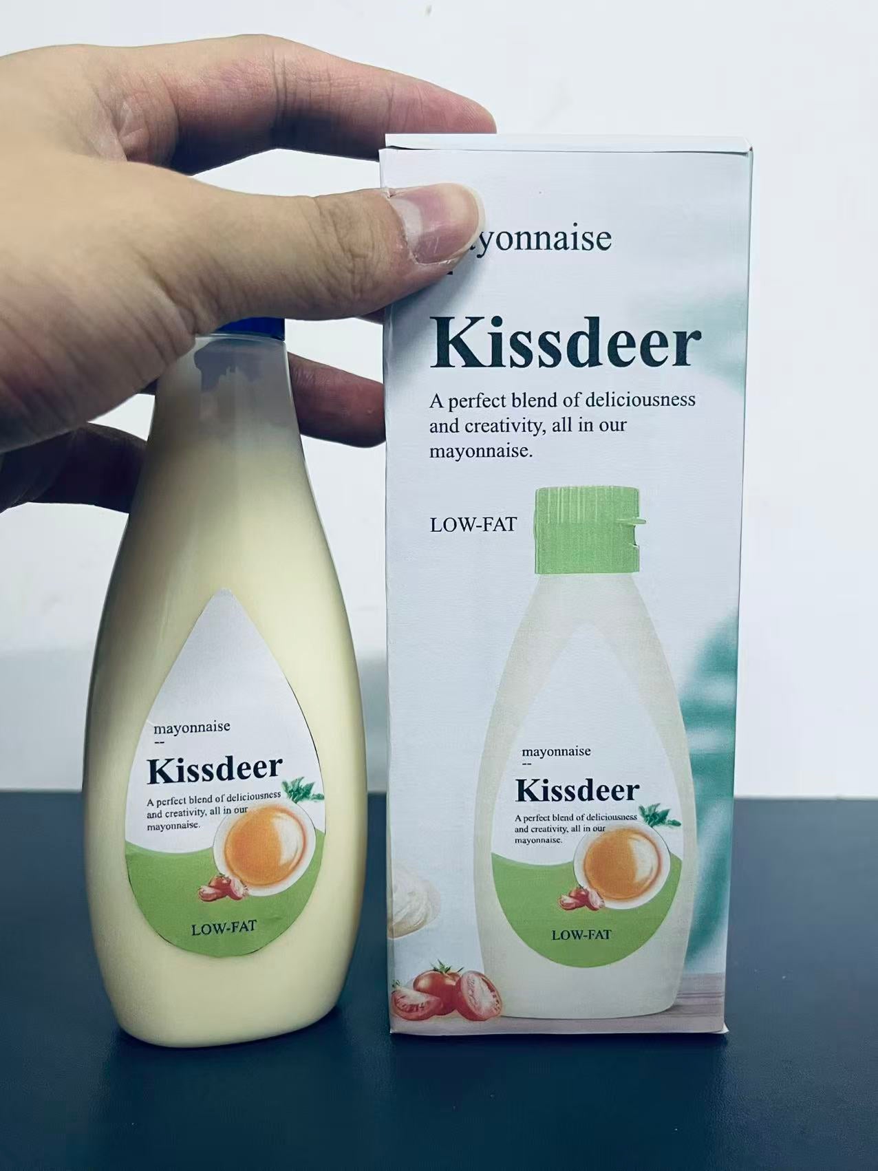 Kissdeer mayonnaise Real Mayonnaise Real Mayo For a Creamy Sandwich Spread or Condiment Gluten Free, Made With 100% Cage-Free Eggs
